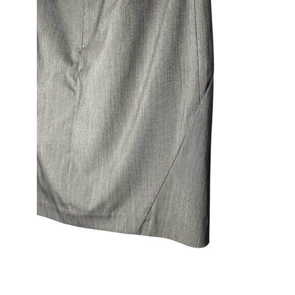 Worthington Pleated Pencil Skirt Gray Black Pockets Size 8 Lined Business Casual - Picture 5 of 10